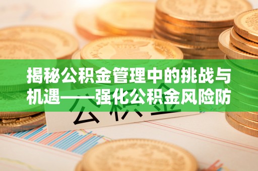 苏澳揭秘公积金管理中的挑战与机遇——强化公积金风险防控的多维策略