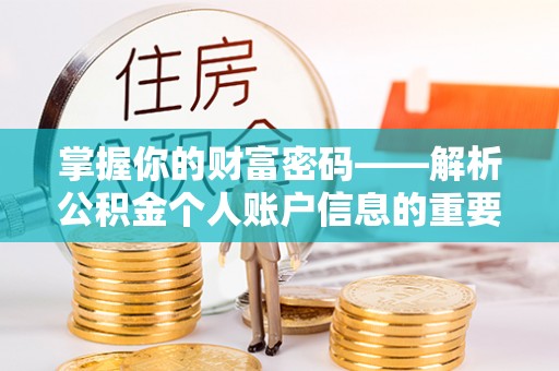 苏澳掌握你的财富密码——解析公积金个人账户信息的重要性
