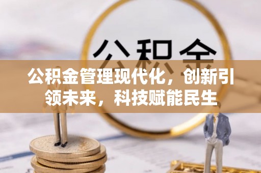 苏澳公积金管理现代化，创新引领未来，科技赋能民生