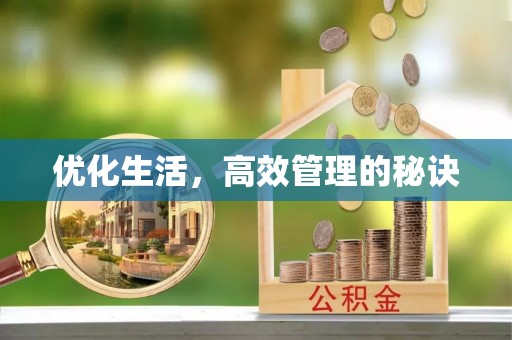 苏澳优化生活，高效管理的秘诀
