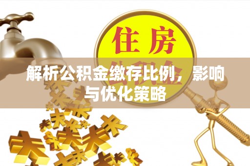 苏澳解析公积金缴存比例，影响与优化策略