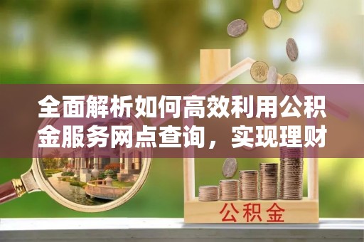 苏澳全面解析如何高效利用公积金服务网点查询，实现理财与生活优化