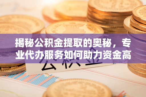 苏澳揭秘公积金提取的奥秘，专业代办服务如何助力资金高效管理