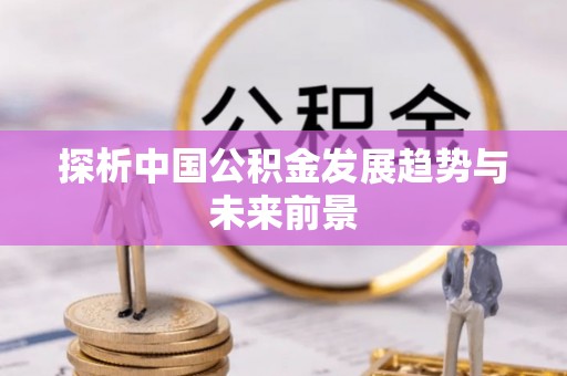 苏澳探析中国公积金发展趋势与未来前景