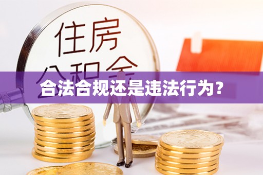 苏澳合法合规还是违法行为？